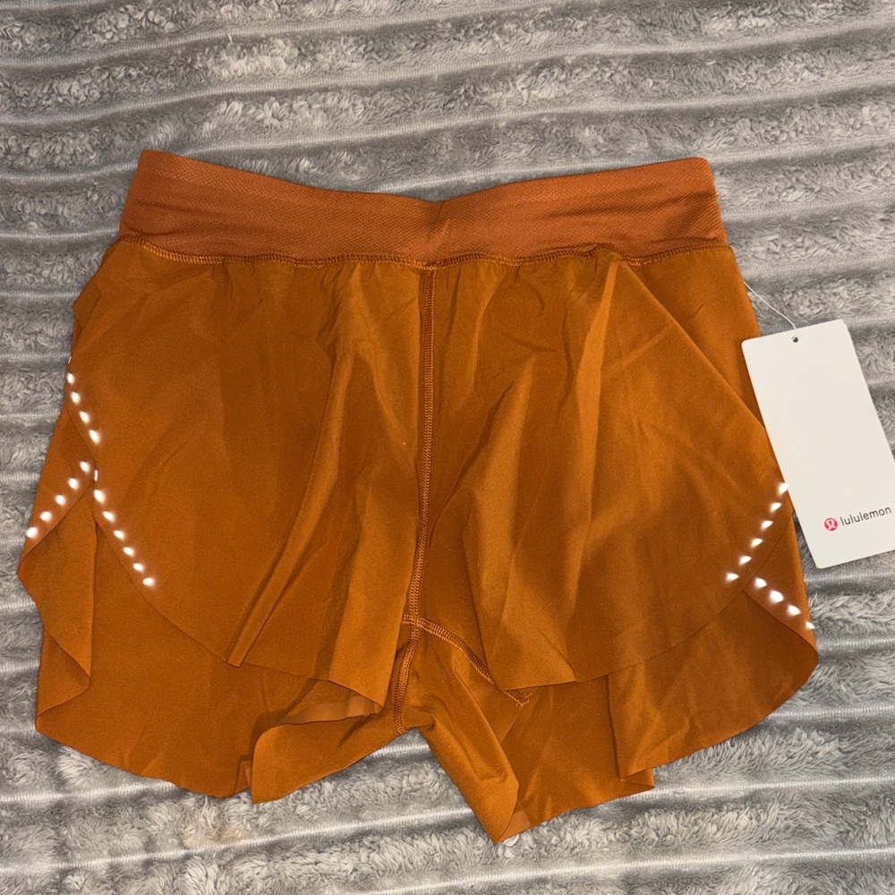lululemon athletica Women's Orange Athletic Shorts